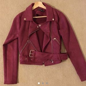 PRETTYLITTLE THING FAUX SUEDE JACKET